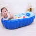 Bathtubs Freestanding Inflatable Children's Inflatable Pool Children's Non-Slip Family Pool Baby (Color : Blue  Size : 1106030cm) - B07H7K5TY6